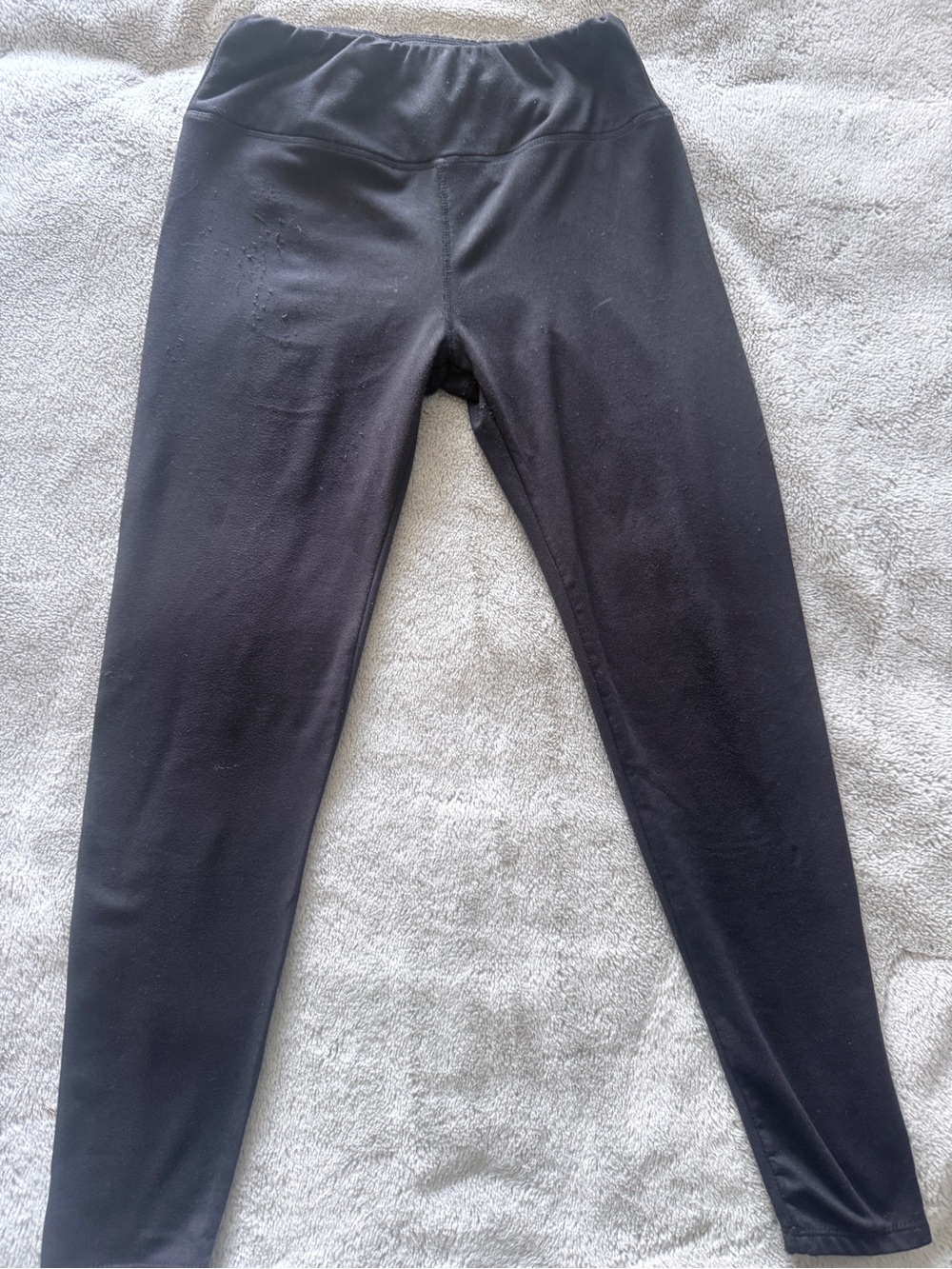 LA + IMAGE Women's Size L Black Activewear Leggings | Pull-On Lounge Pants